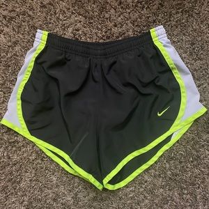 Grey Nike running shorts